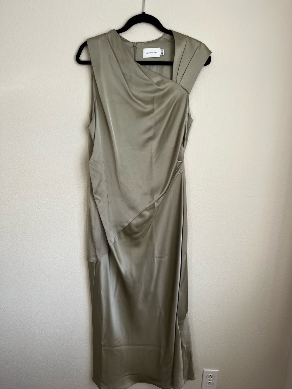 Significant Other Long Dress, Light Sage Green, Size AU14/US10